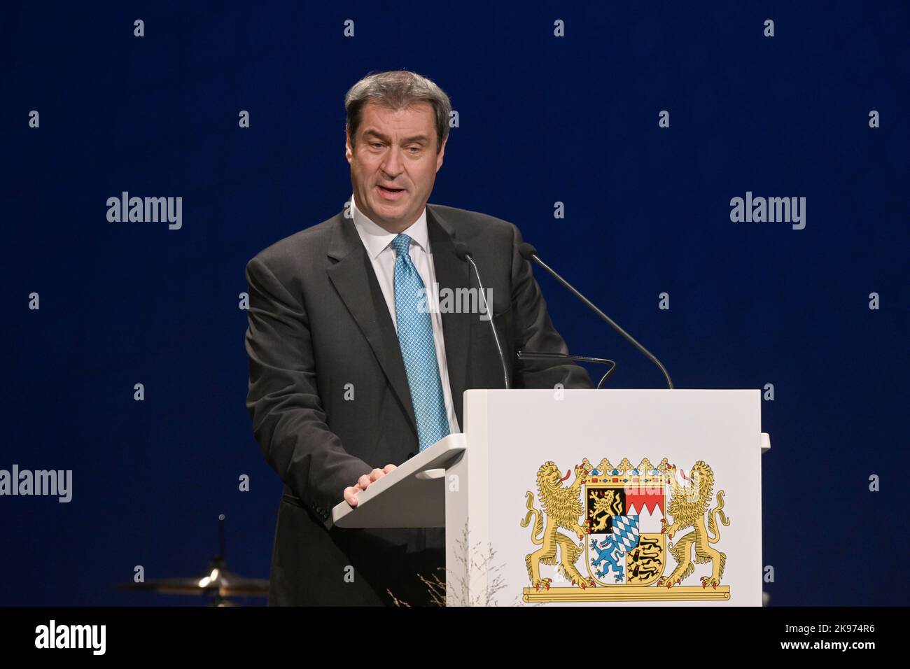 Munich, Germany. 26th Oct, 2022. Markus Söder (CSU), Prime Minister of ...