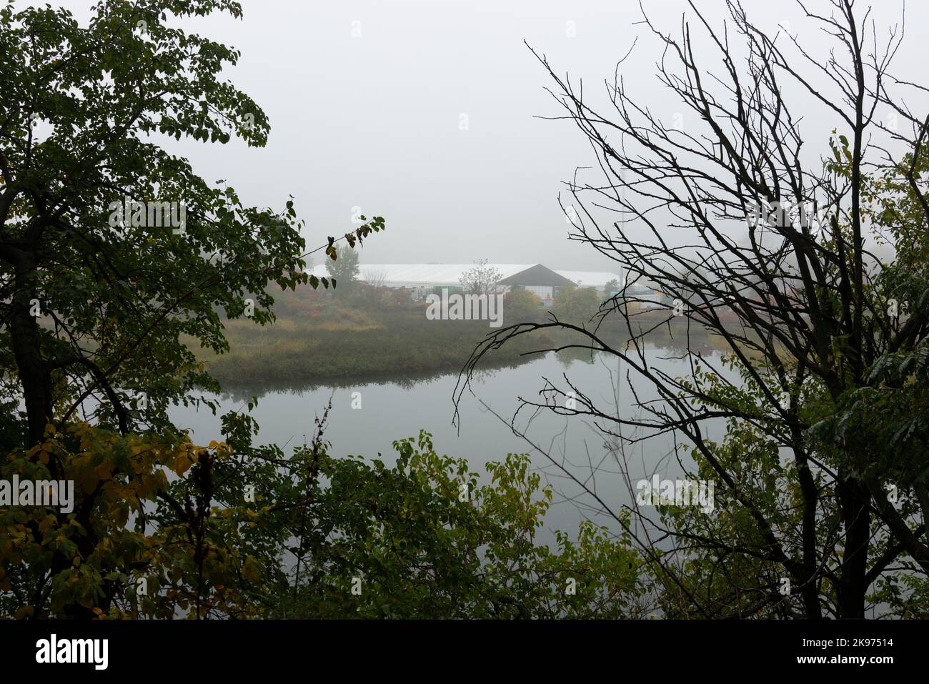 New York, 25/10/2022, Immigrant temporary housing on Randalls Island