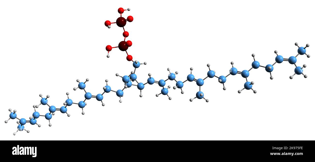 3D image of Prephytoene diphosphate skeletal formula molecular