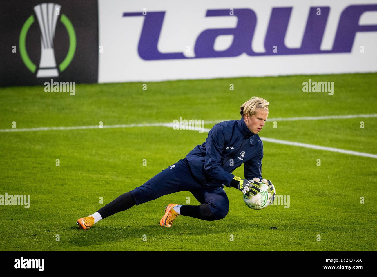 Dublin, Ireland, 26/10/2022, Gent's goalkeeper Rene Vanden Borre