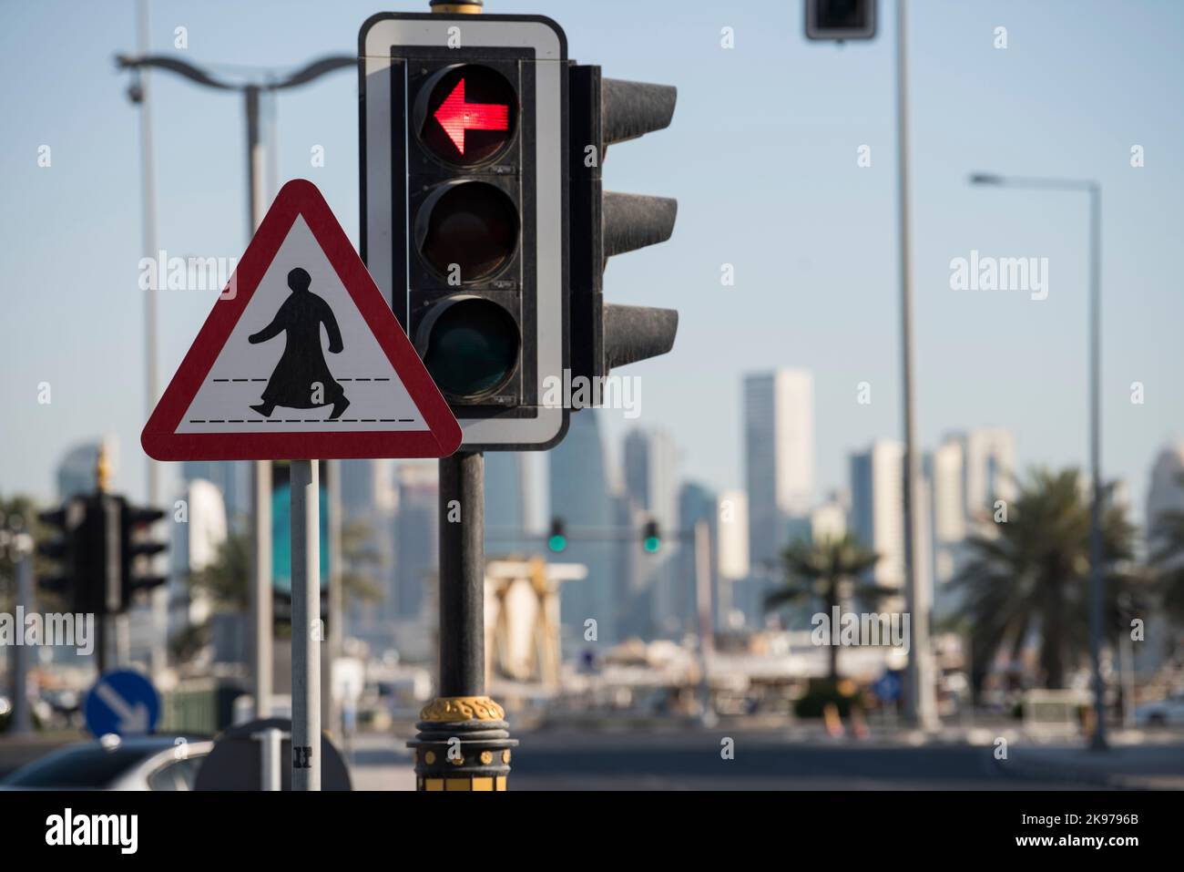 Doha, Qatar October,22,2022 Road signs in Doha Stock Photo Alamy