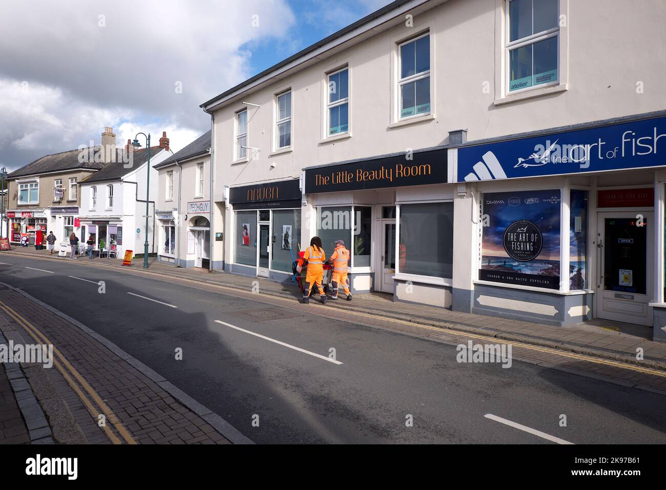 Wadebridge Cornwall UK 10 25 2022 town centre Stock Photo