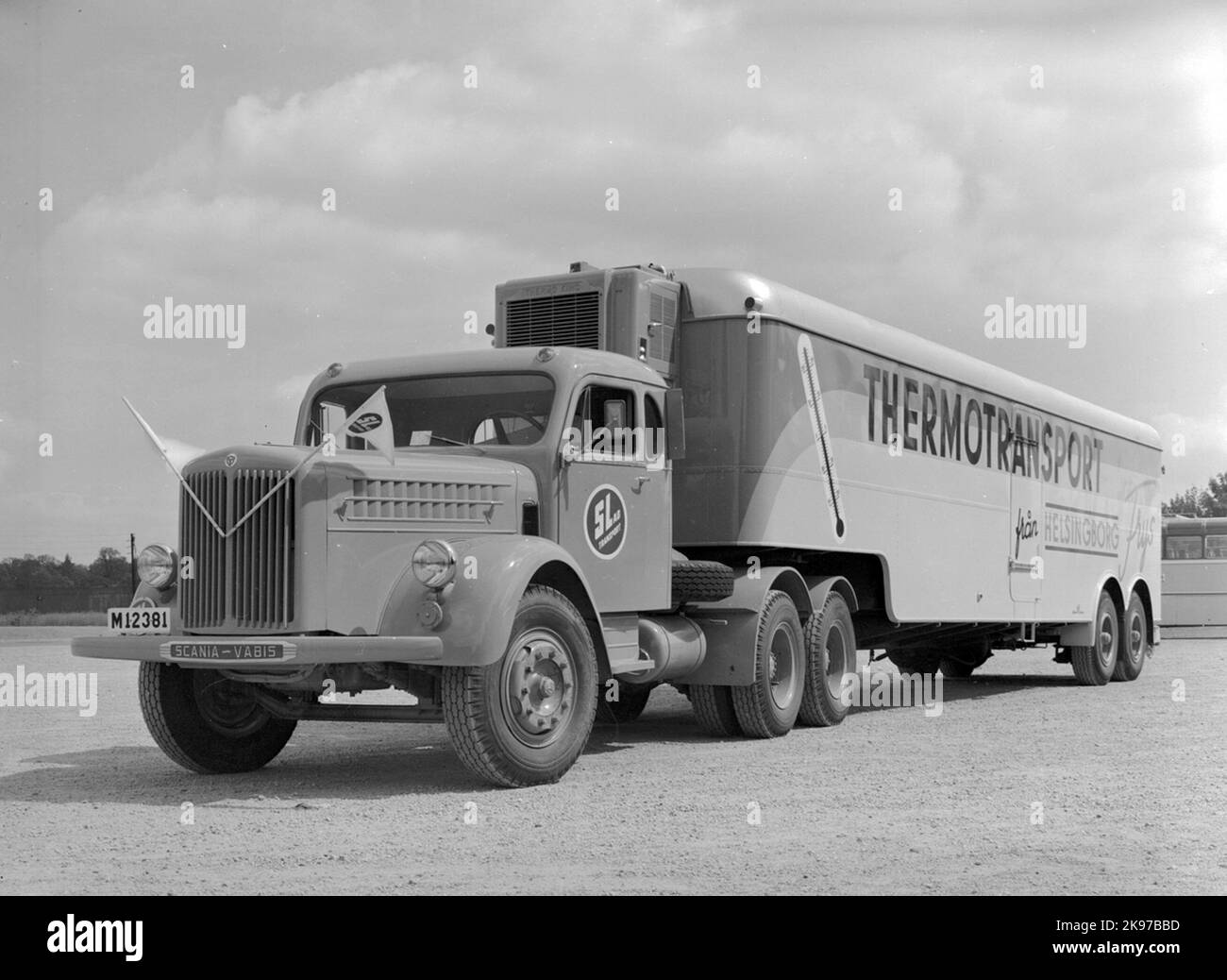 Thermotransport from Hälsingborg's Freezer. Dragon Svenska Truck AB ...