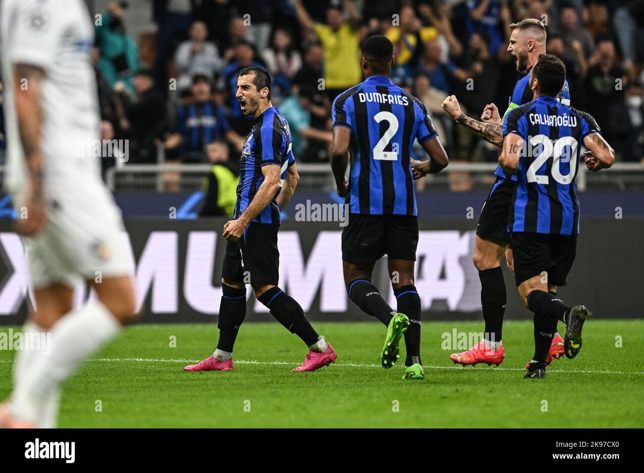 Milan, Italy, October 26, 2022, Dimarco Federico of Fc Inter during
