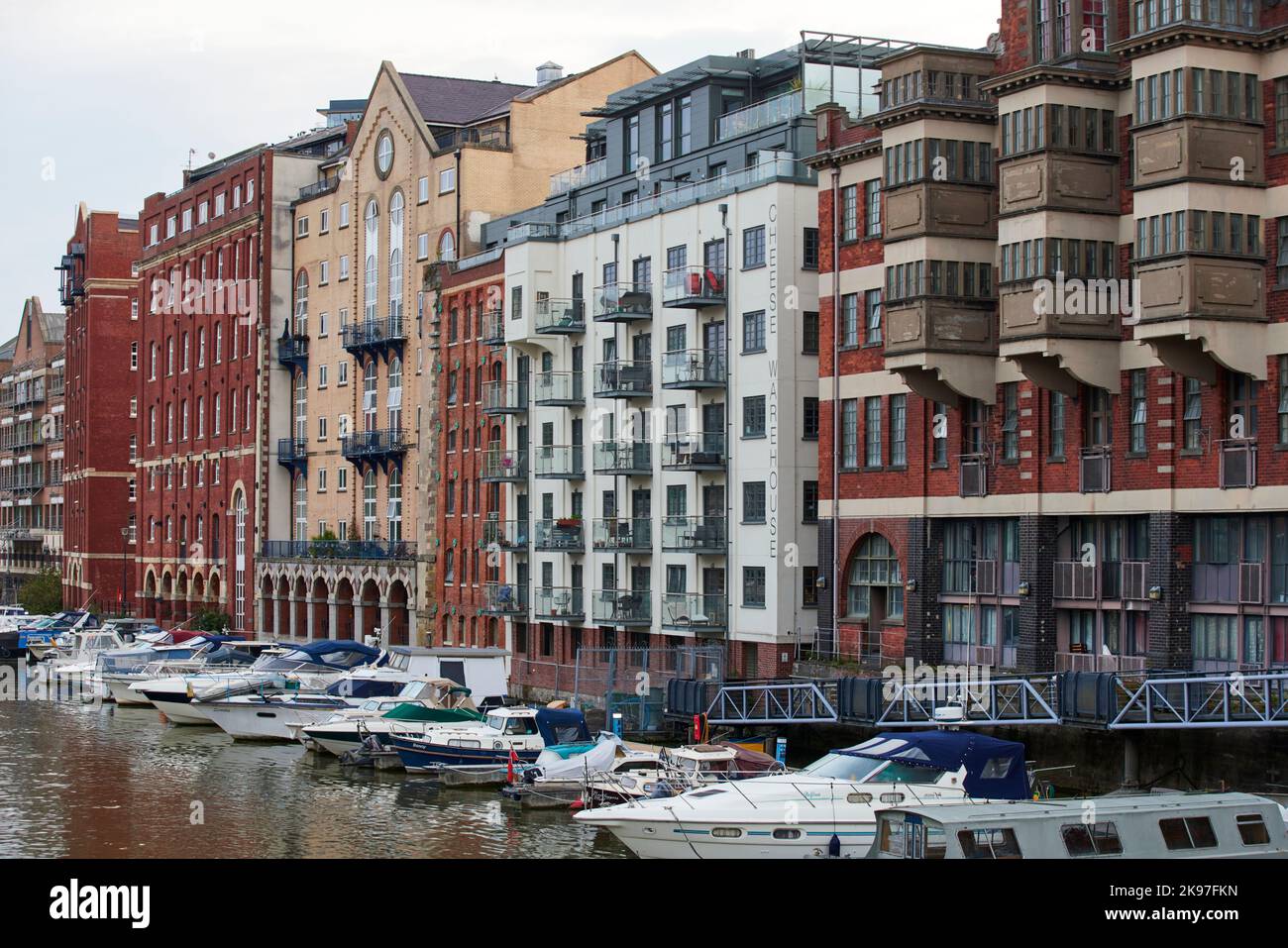 Bristol city centre, Floating Harbour Stock Photo Alamy