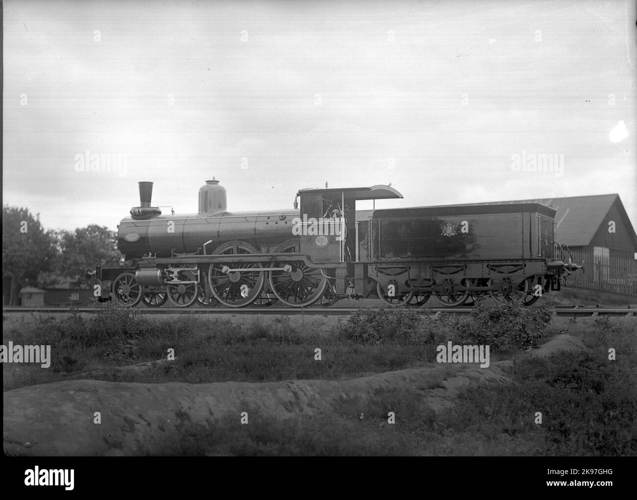 The State Railways SJ CC 421 The Locomotive Was Manufactured In 1892 the-state-railways-sj-cc-421-the-locomotive-was-manufactured-in-1892