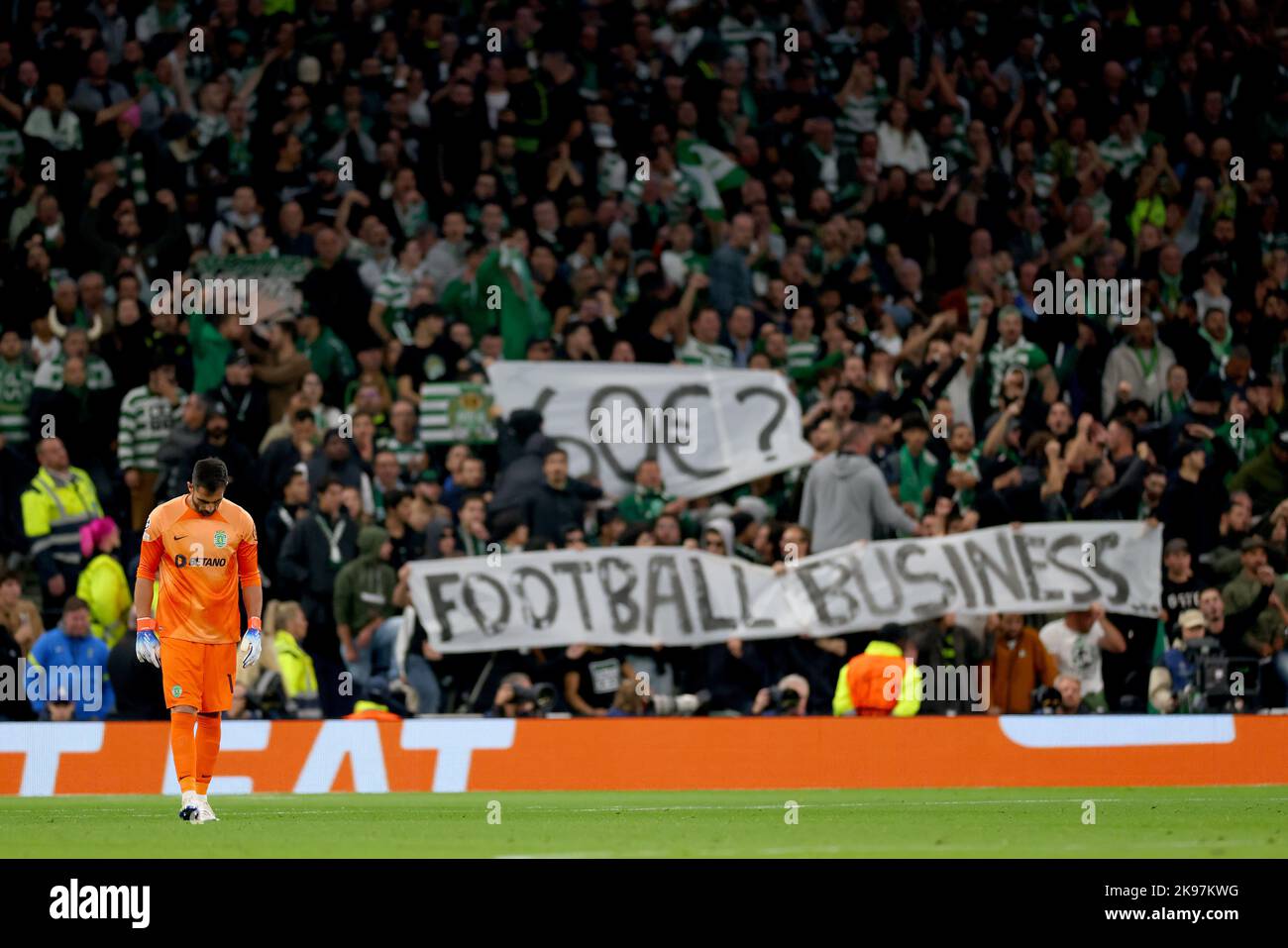 26th October 2022; Tottenham Hotspur Stadium. Tottenham, London