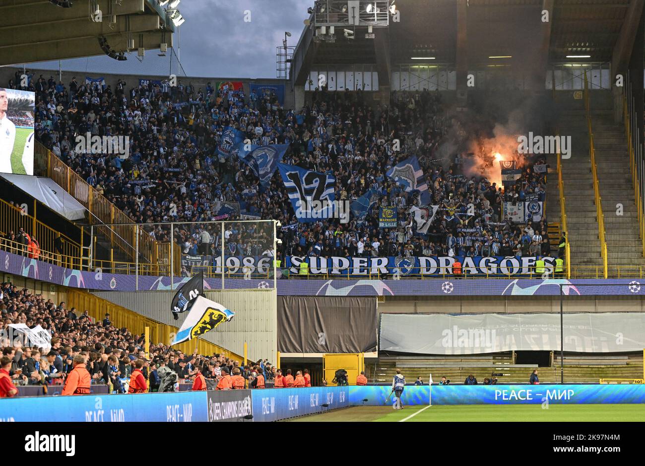 Club Brugge fans, Fans support Club Brugge football team as…