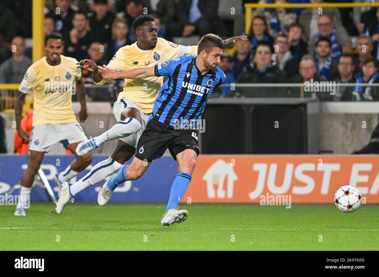 Brugge , Belgium . 26/10/2022, Zaidu (12) Of FC Porto Pictured With ...