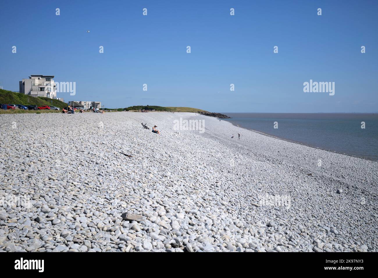 Cold Knap Beach Barry South Wales UK Stock Photo