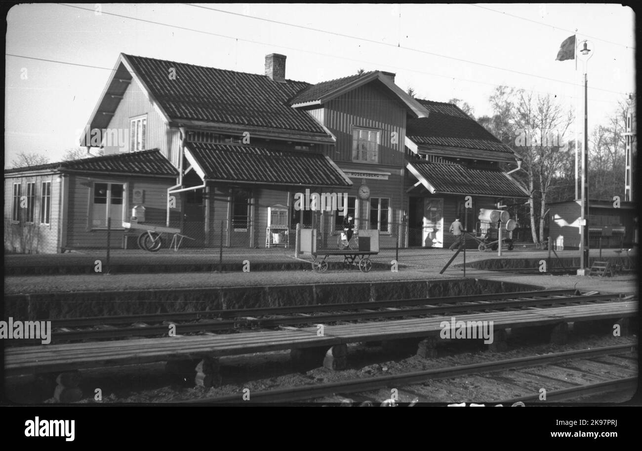 Rosersberg station.Repr. - r. Stock Photo