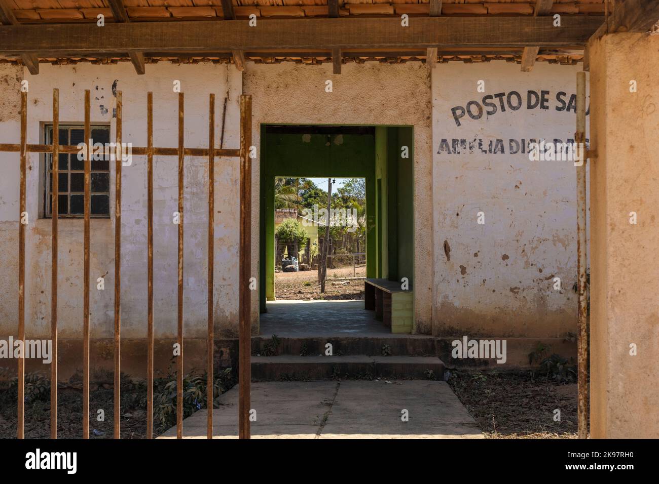 abandoned health post in Minas Gerais brazil Stock Photo