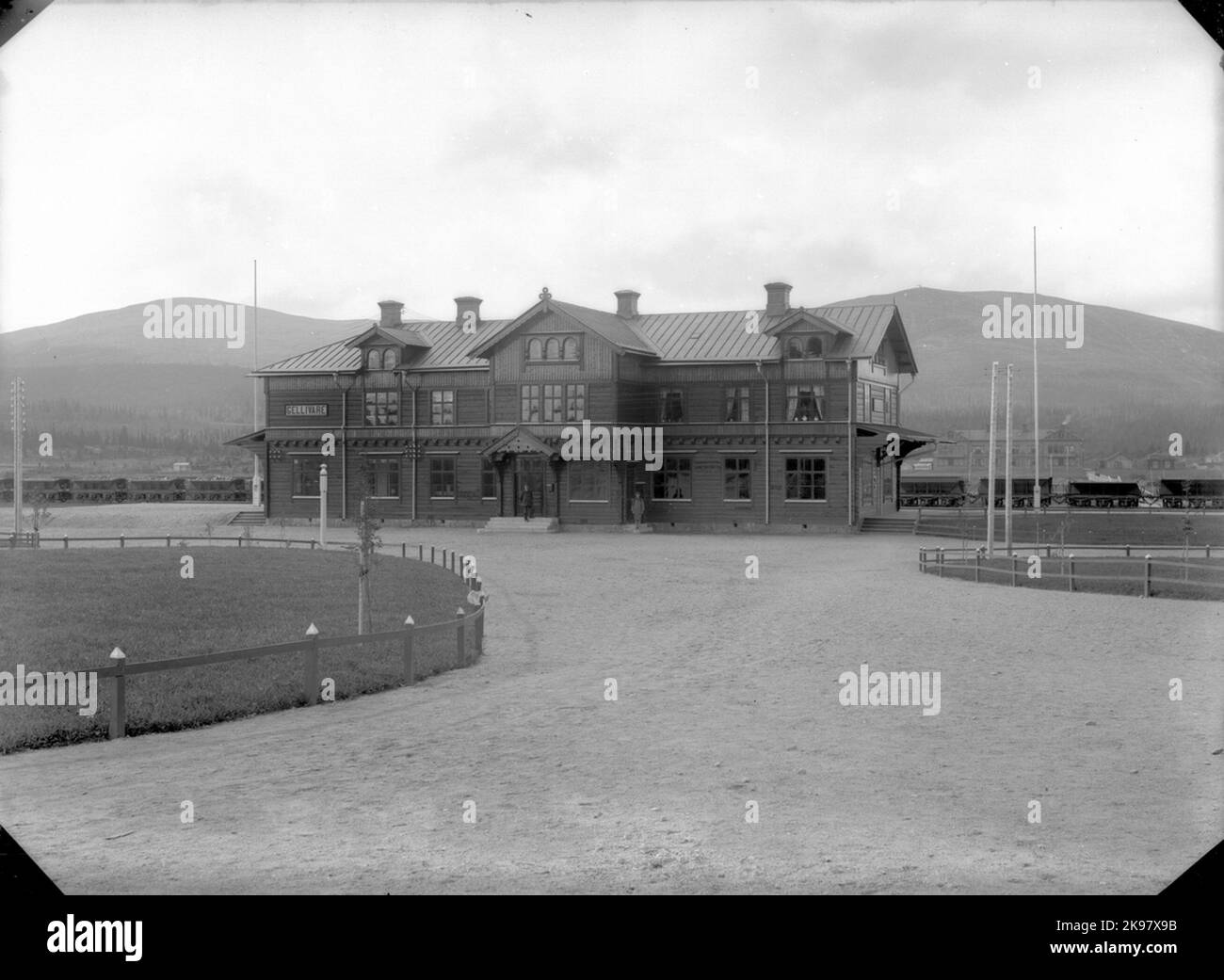 Gällivare Railway station Stock Photo Alamy
