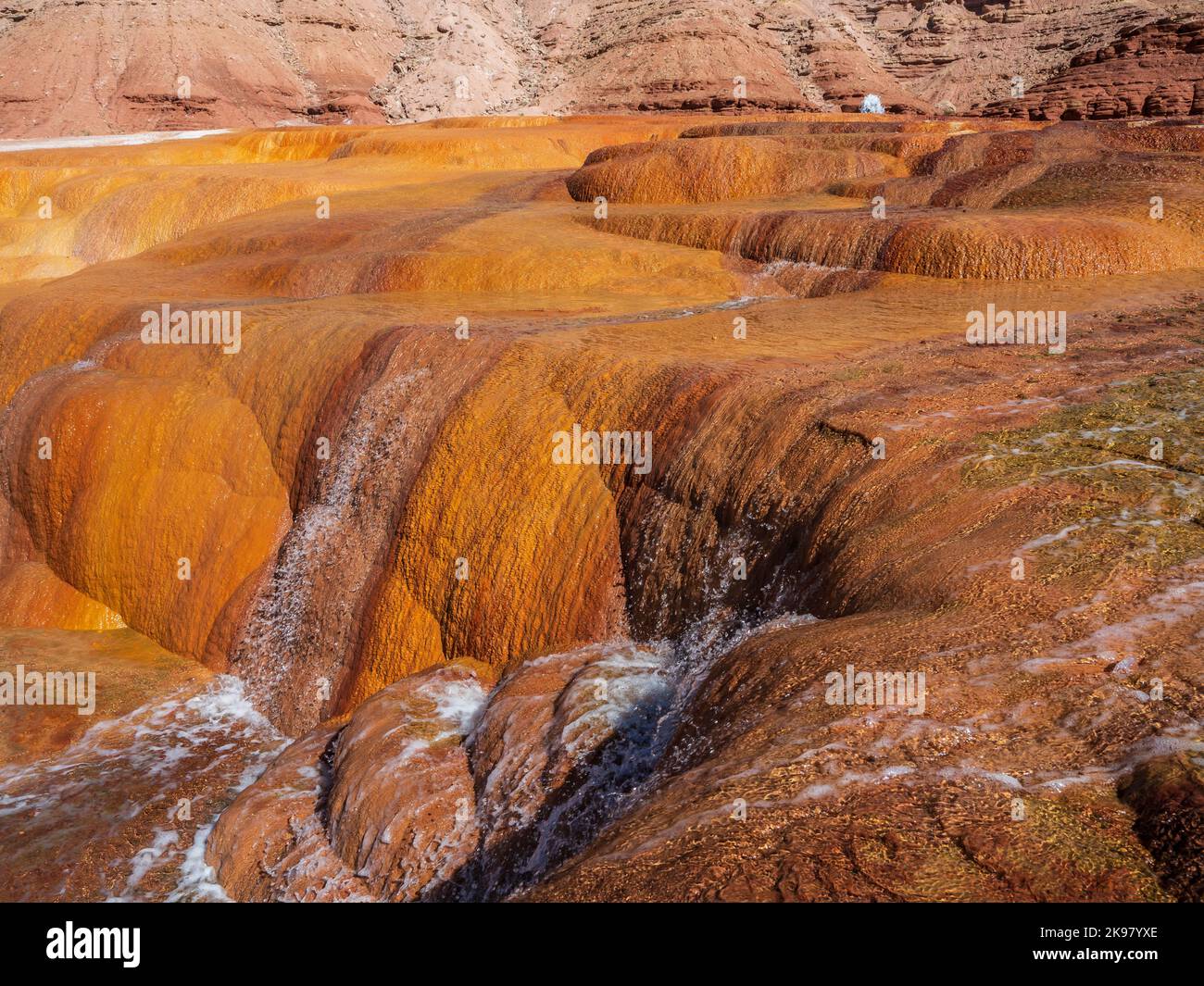 Crystal Geyser, a carbon dioxidepowered, cold water geyser near Green