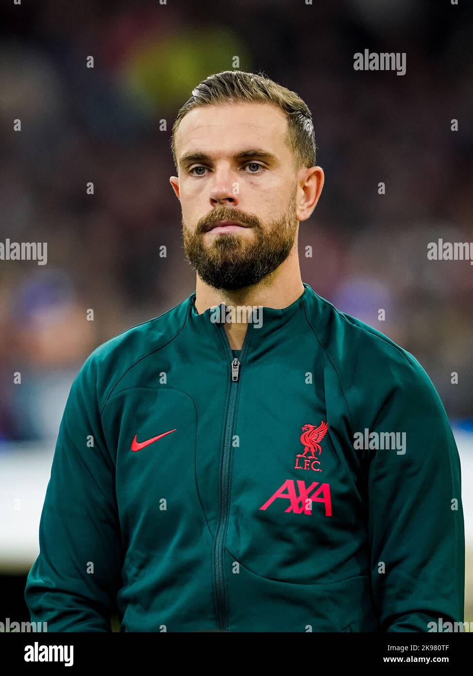 AMSTERDAM, NETHERLANDS - OCTOBER 26: Jordan Henderson of Liverpool FC during the Group A - UEFA Champions League match between Ajax and Liverpool FC at the Johan Cruijff ArenA on October 26, 2022 in Amsterdam, Netherlands (Photo by Andre Weening/Orange Pictures) Stock Photo