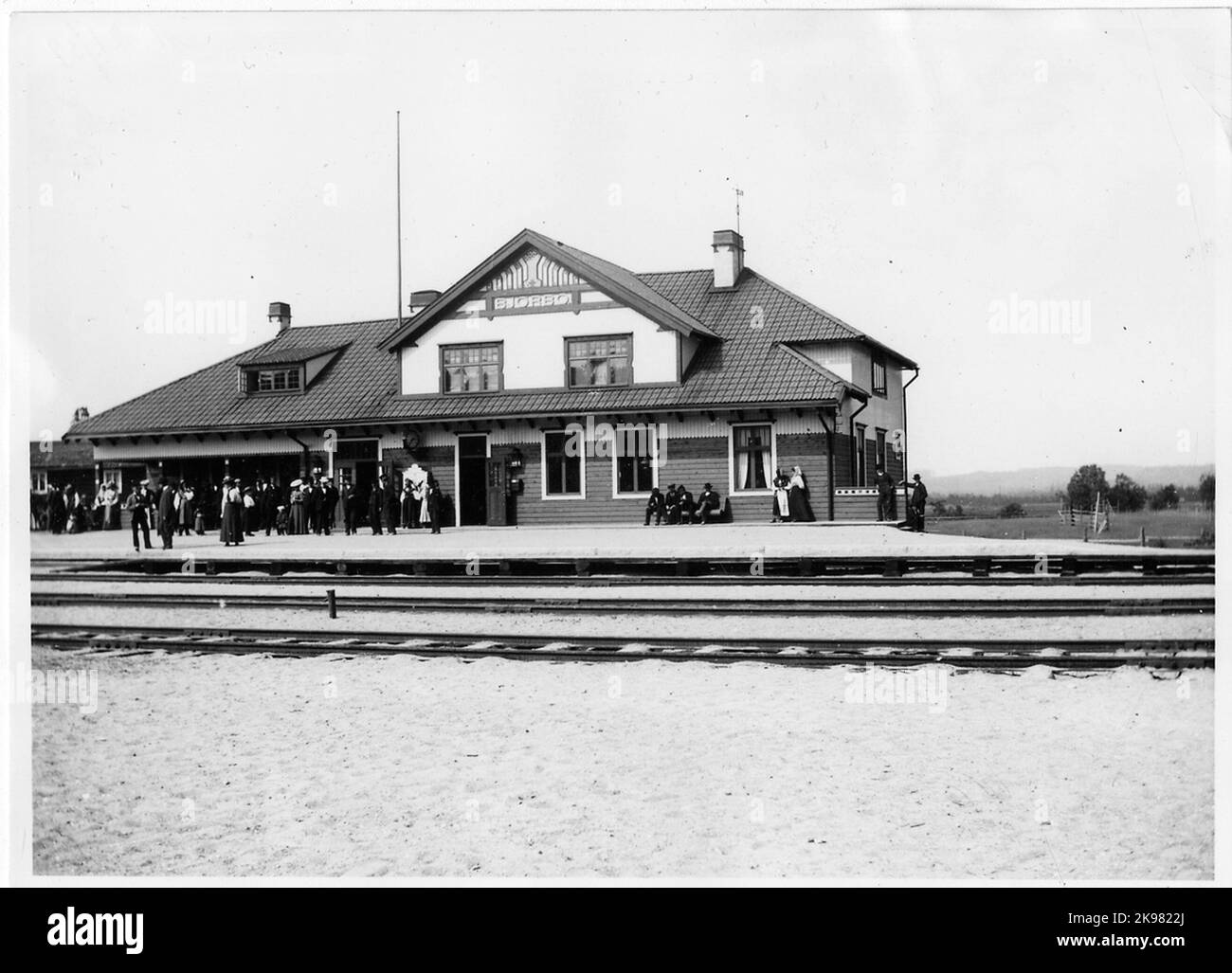 The station was erected in 1902. Some major redevelopment work has not