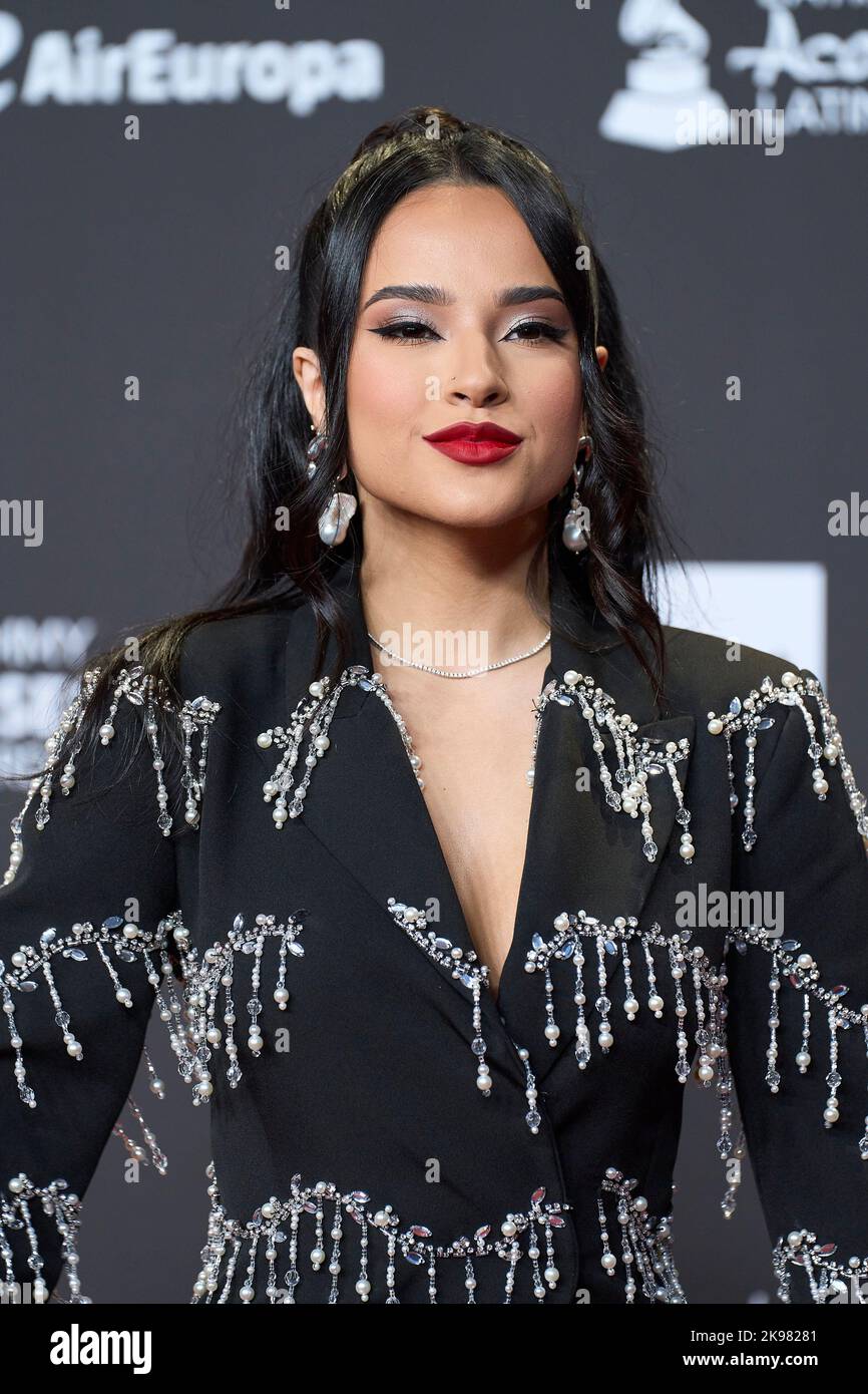 Madrid. Spain. 20221026, Becky G attends Latin GRAMMY Acoustic Sessions