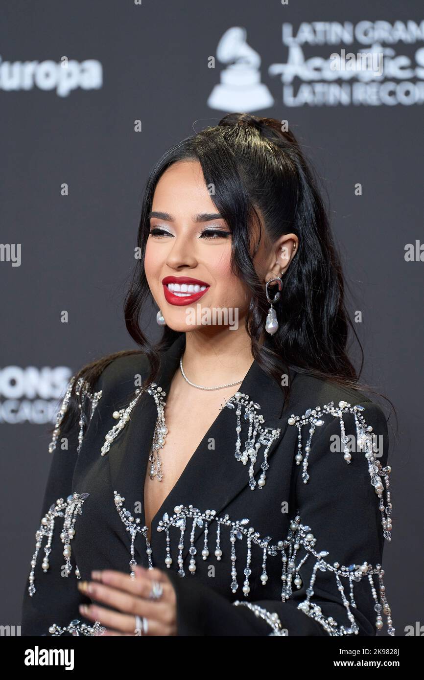 Madrid. Spain. 20221026, Becky G attends Latin GRAMMY Acoustic Sessions