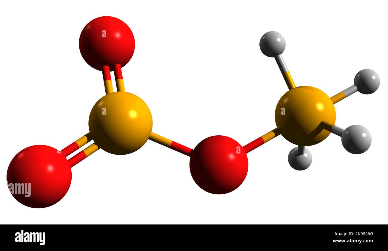 3D image of Ammonium nitrate skeletal formula - molecular chemical structure of high-nitrogen fertilizer isolated on white background Stock Photo