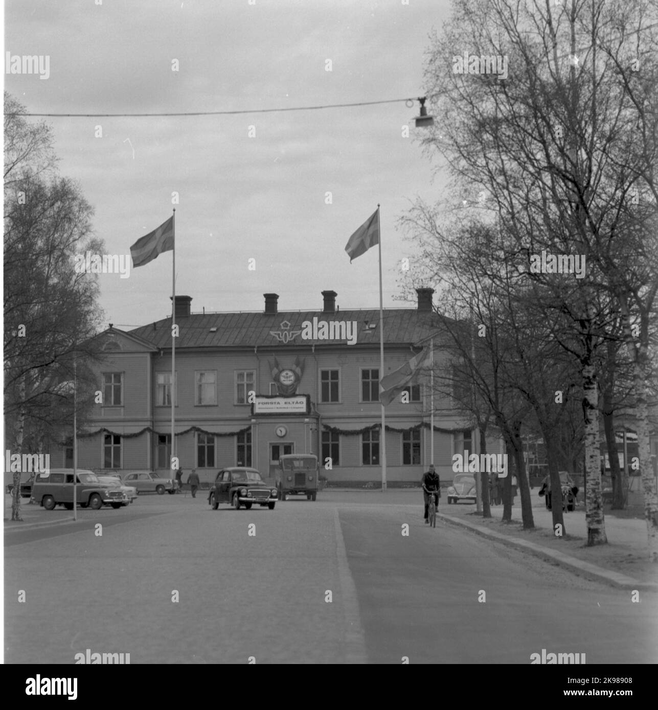 First Electric Train Line Härnösand - Sollefteå - Långsele Stock Photo ...
