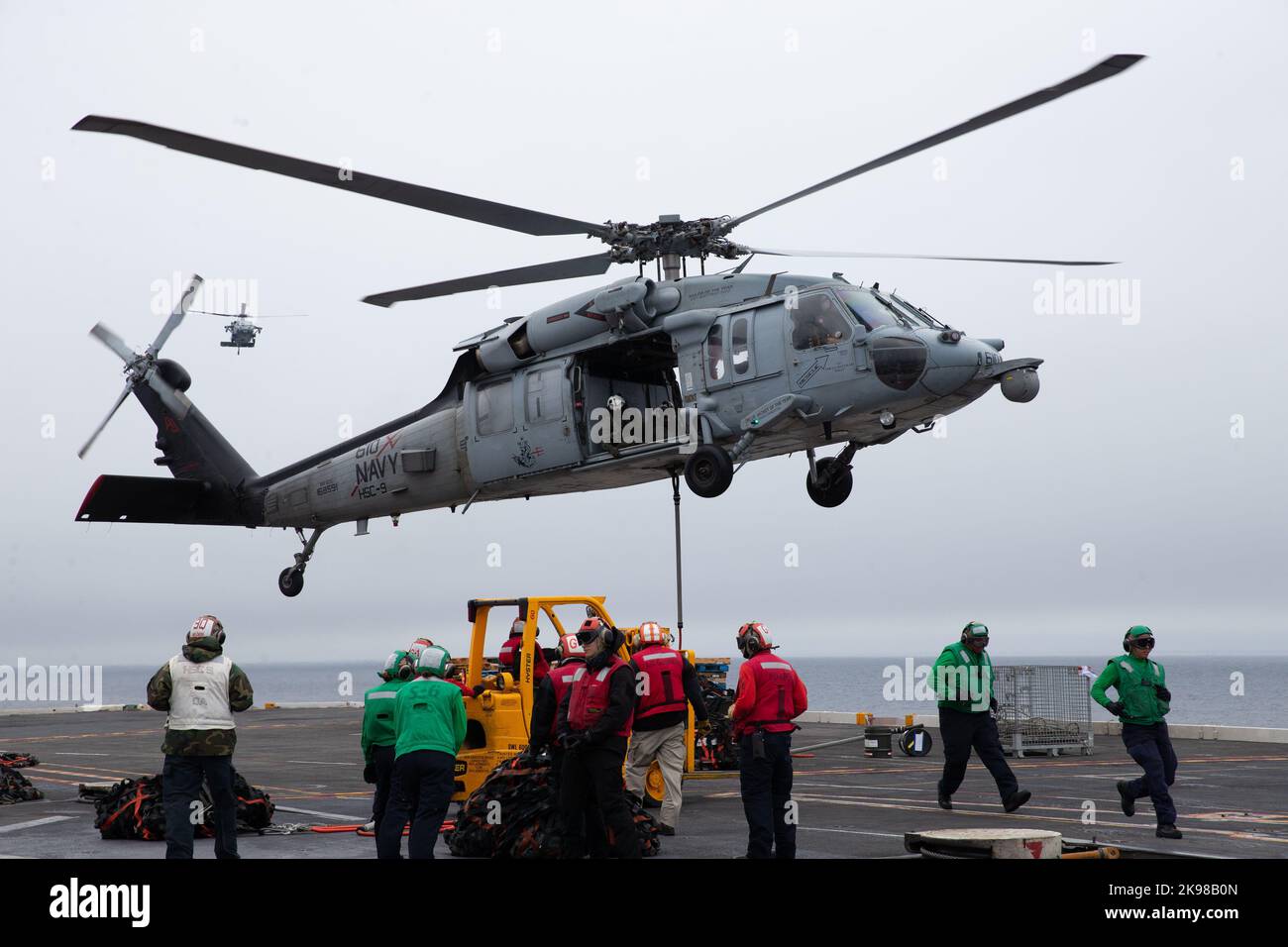 Sailors assigned to the first-in-class aircraft carrier USS Gerald R ...