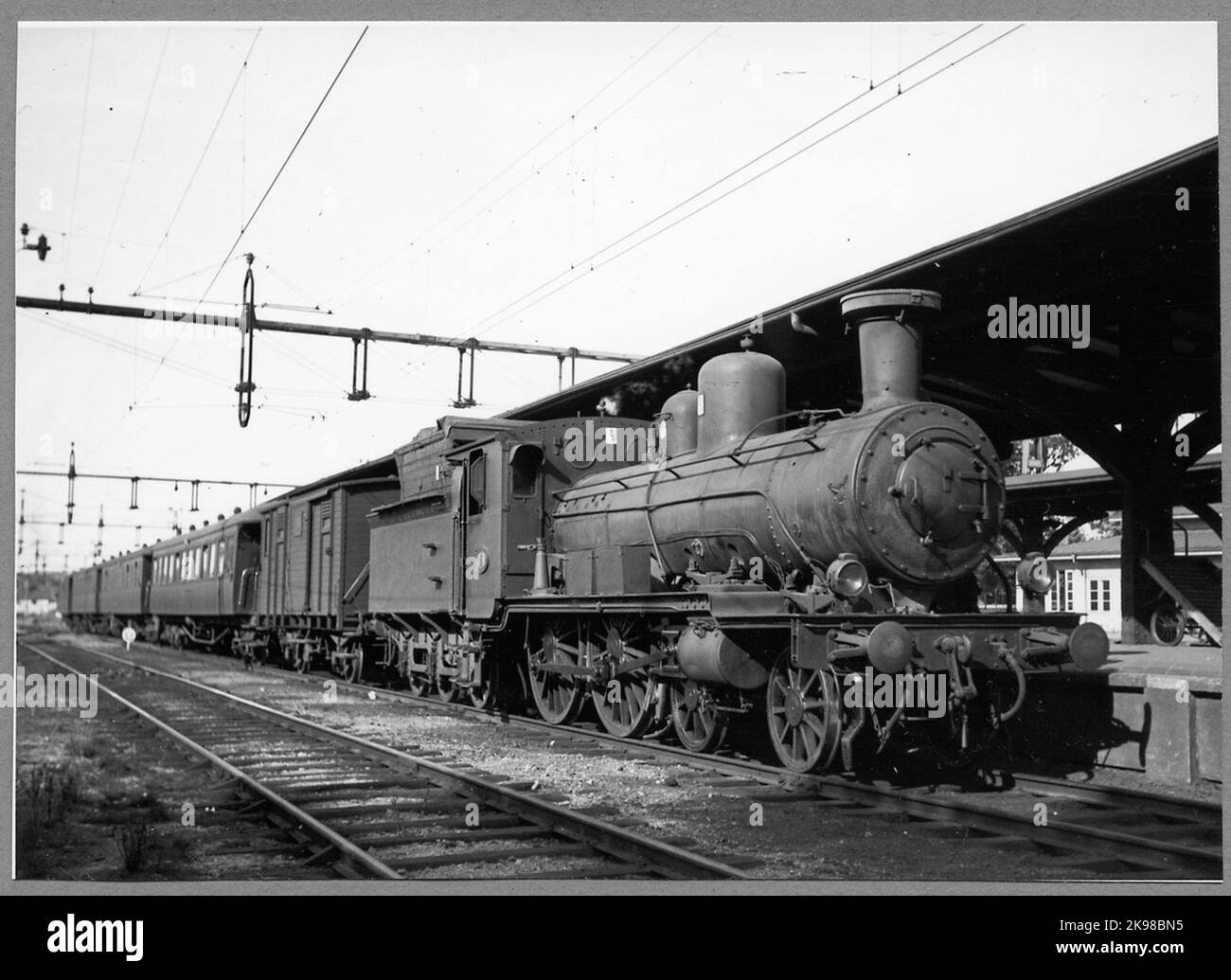 Stockholm - Nynäs Railway, SNJ Lok 1. Stock Photo