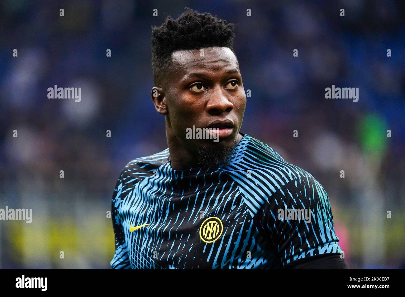 San Siro, Milan, Italy, October 26, 2022, Andre Onana (FC Inter) during ...
