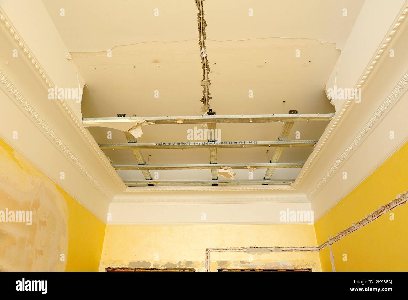 renovation, housework, ceiling, building work, construction, house, job ...