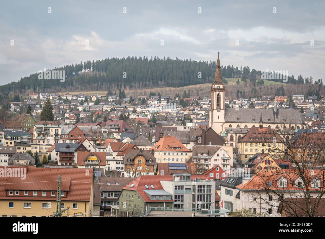 The town of Titisee-Neustadt, Germany, Europe Stock Photo