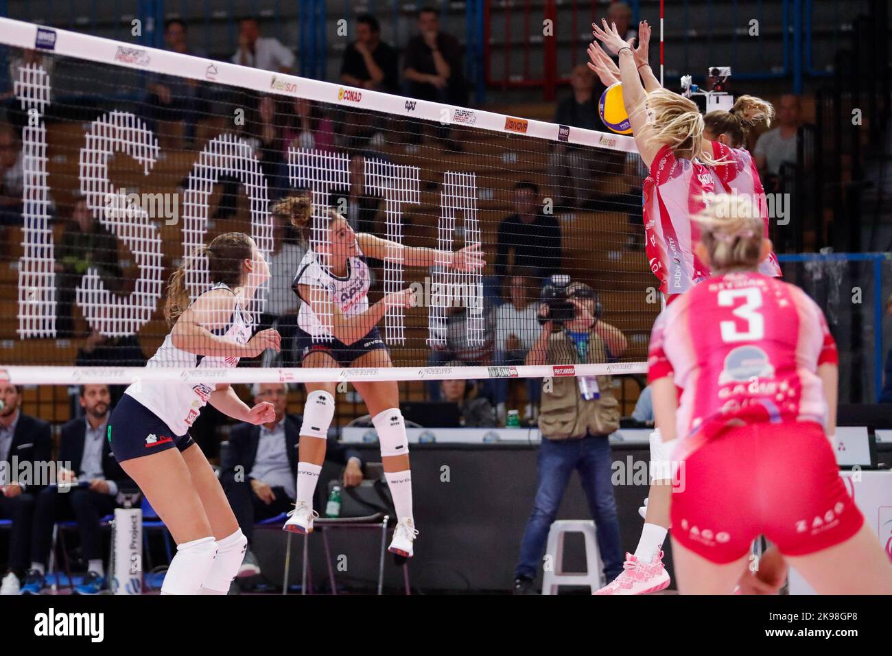 Pala Radi, Casalmaggiore (CR), Italy, October 26, 2022, Elena Perinelli (Volleyball