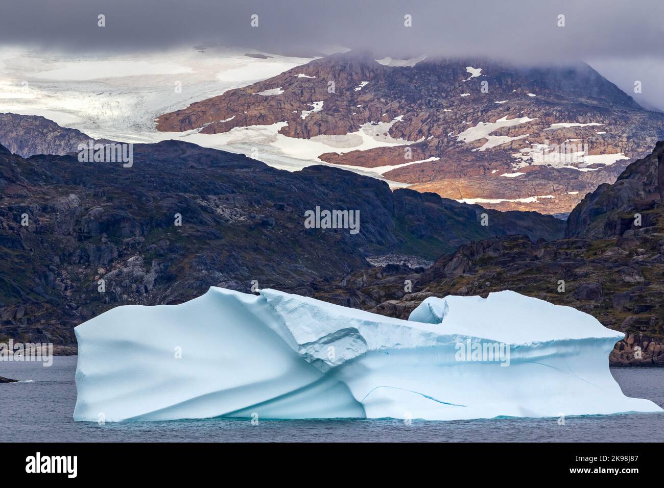 Smith Sound Iceberg, Irminger Sea entrance to Prince Christian Sound, Greenland ...