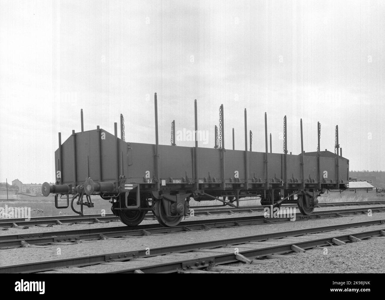 Freight wagon Litt. SJ OU 81841 Stock Photo Alamy