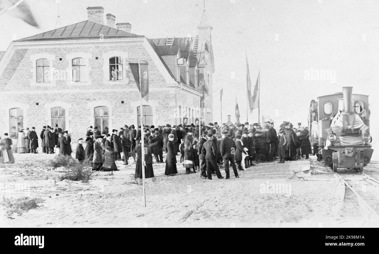 Inauguration of Böda Railway, BBJ Stock Photo Alamy