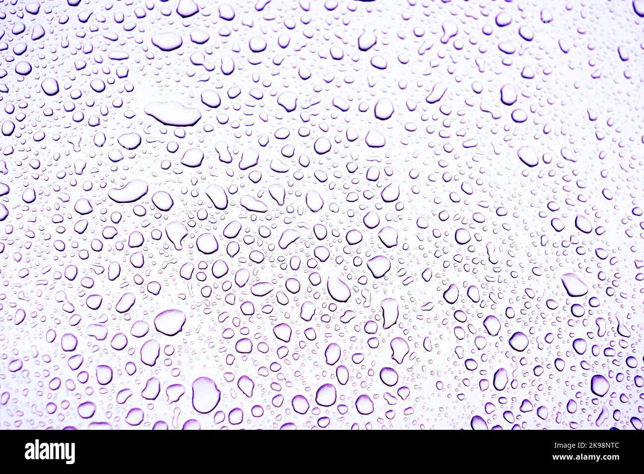Wet Surface with droplets of water drop. Close up Water Drops on an ...