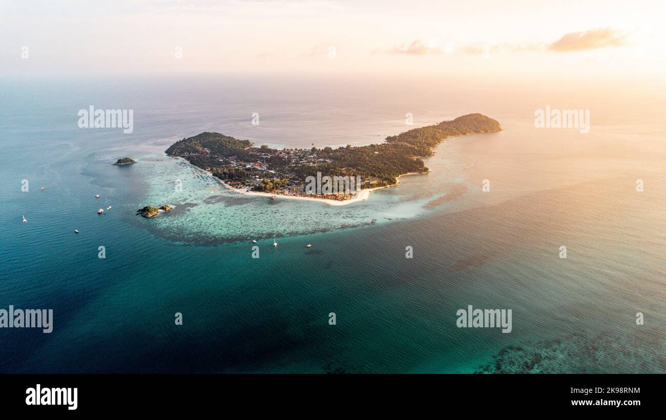 koh lipe island thailand map