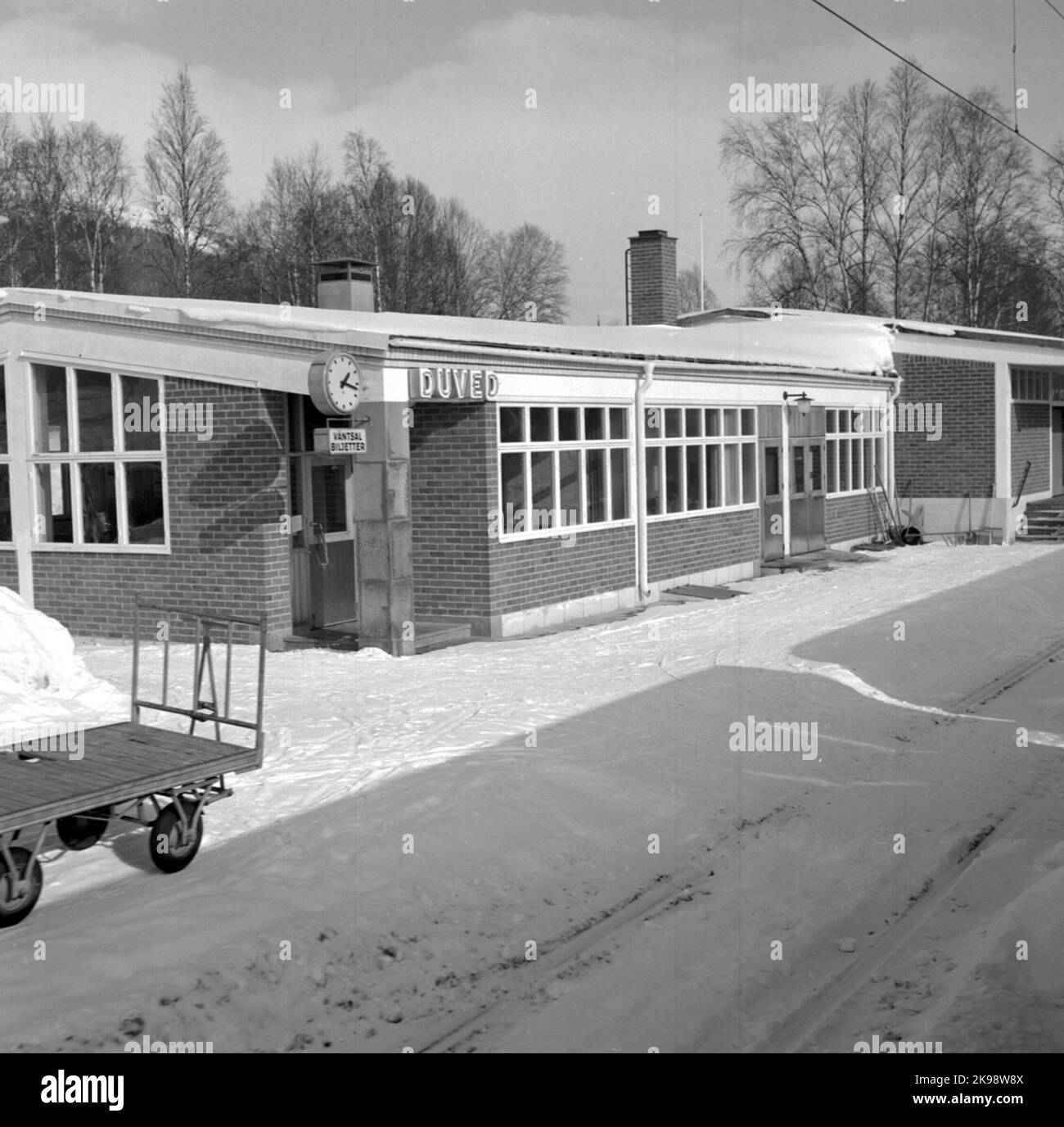 The station house in Duved Stock Photo Alamy