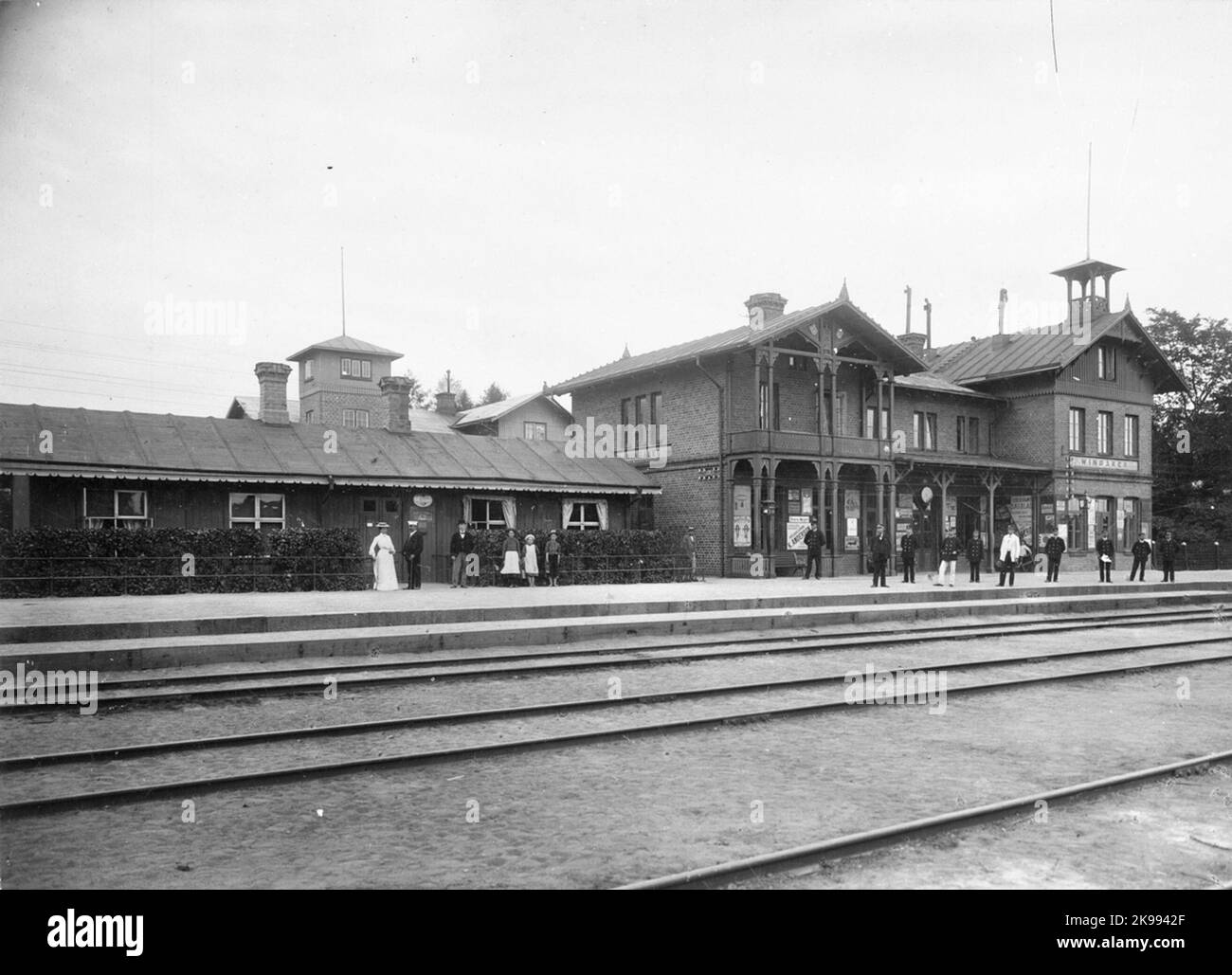 The station was built in 1862. The station house has been modernized in