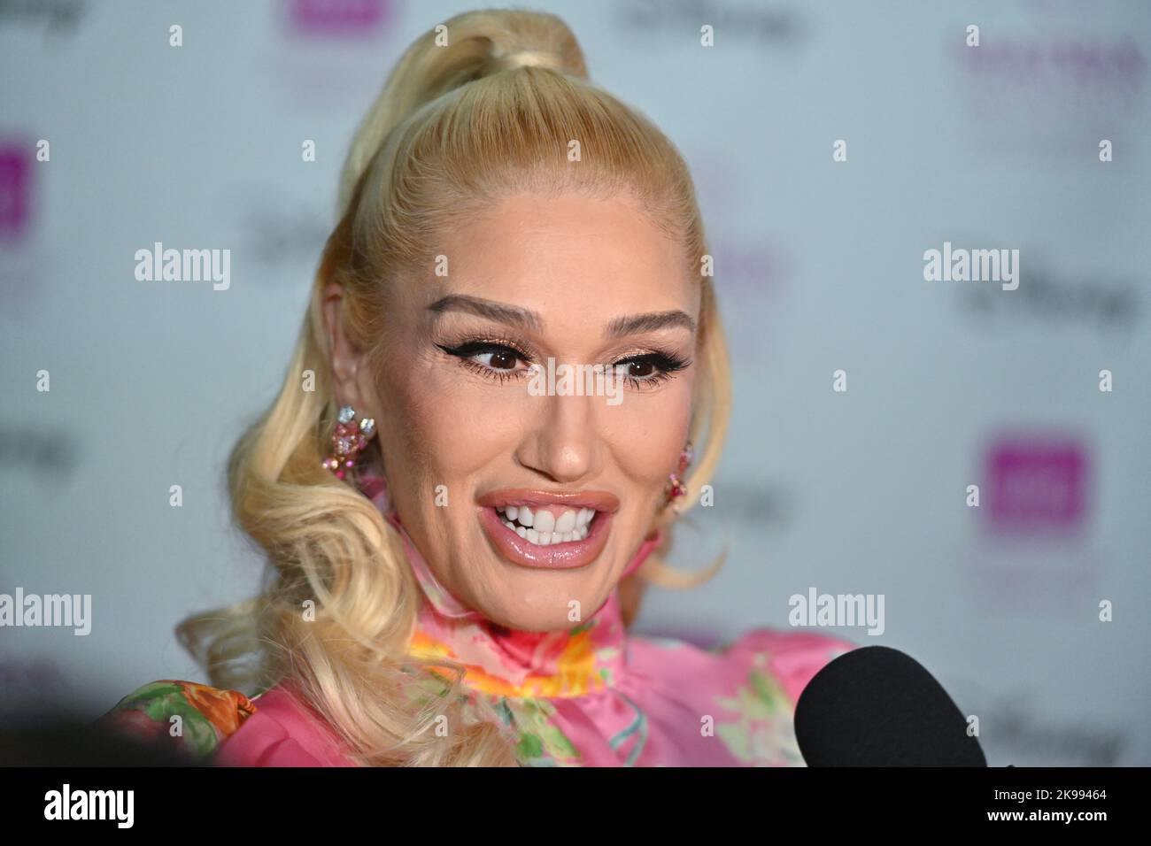 Gwen Stefani attends the 2022 Matrix Awards at The Ziegfeld Ballroom on