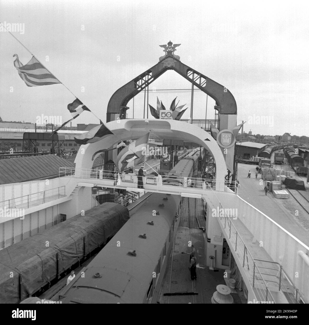 State Railways, SJ. M/S Flagskruded at the ferry location