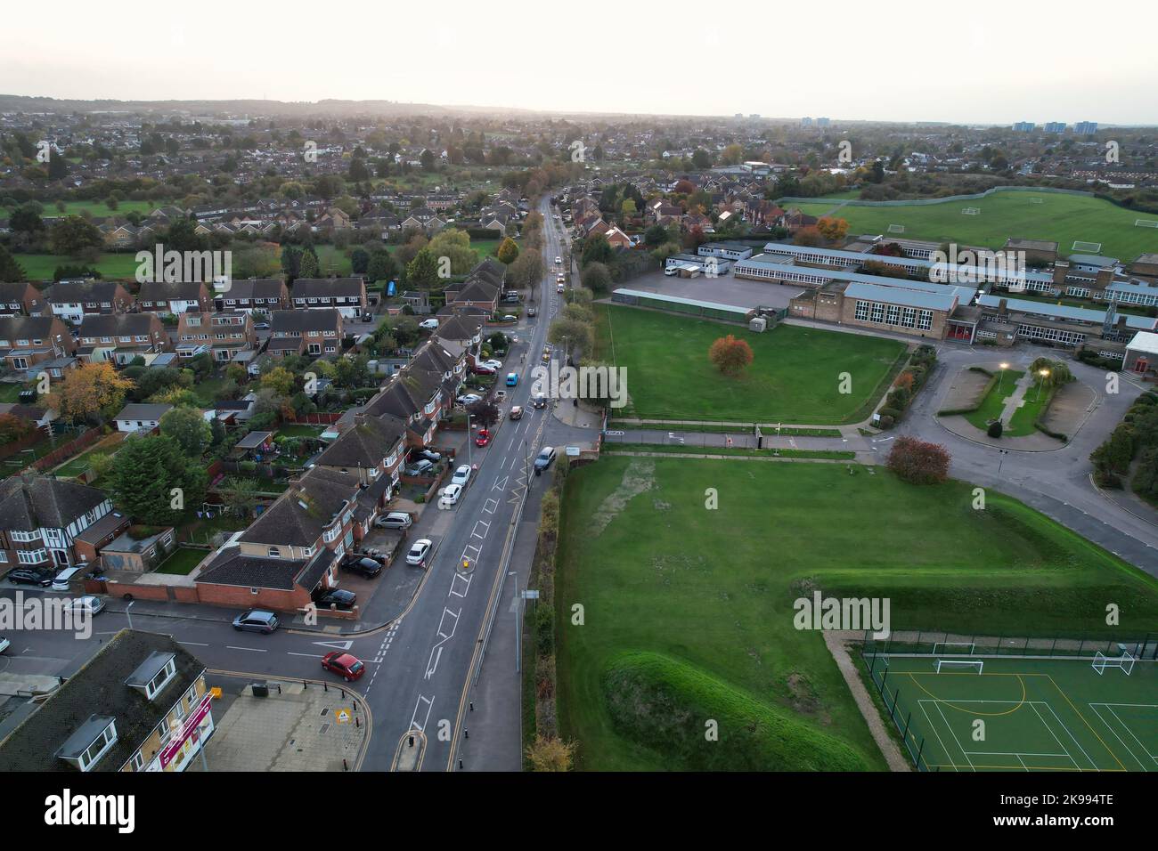 Editorial Footage of Barnfield College for Higher Education at Barton