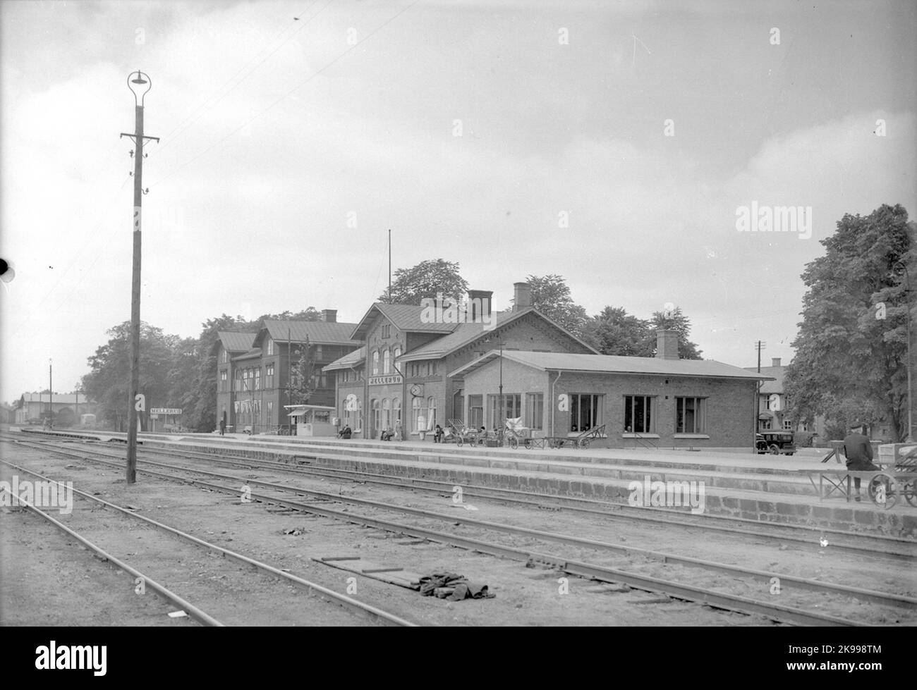 Mellerud station. Stock Photo