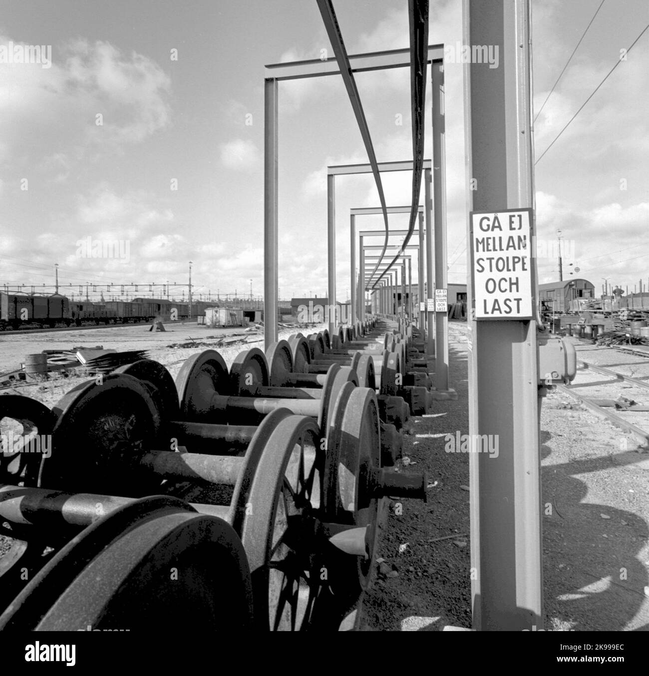 Operating for freight wagon maintenance Stock Photo Alamy