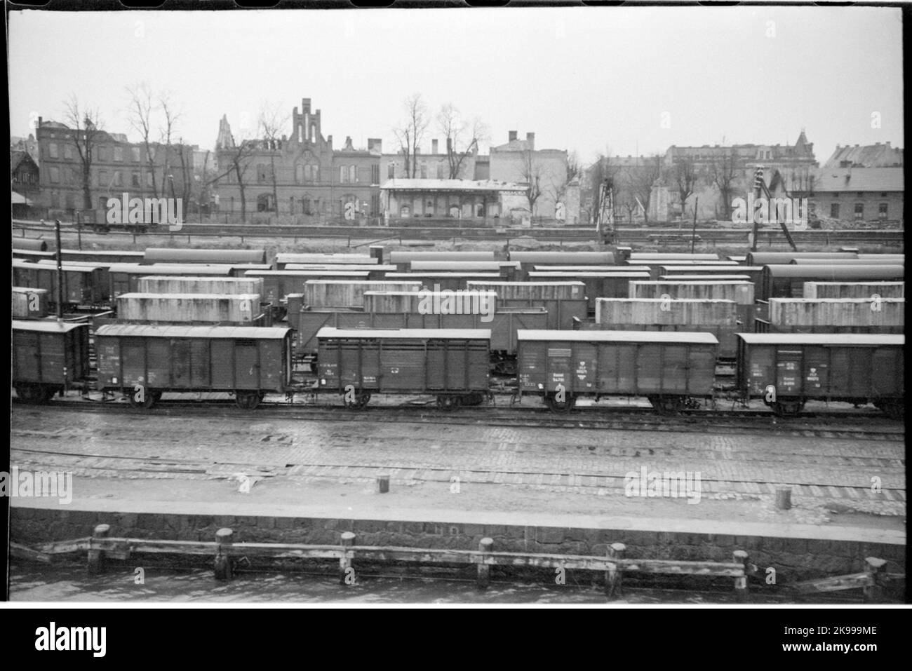 World war reconstruction Black and White Stock Photos & Images - Alamy