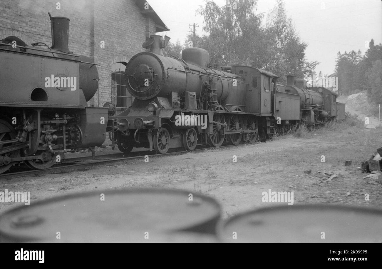 Stockholm - Nynäs Railway, SNJ Lok 1, formerly 11. Originally the Bergslagerna Railways, BJ H3 85. Stock Photo