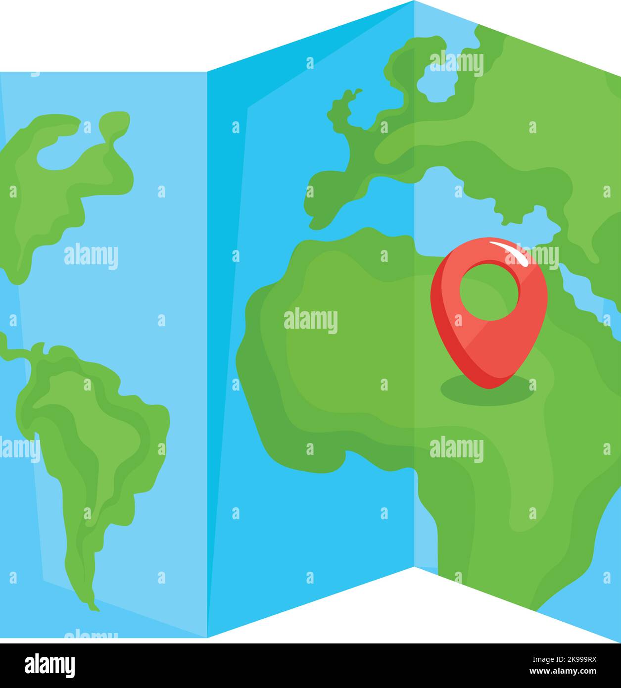 paper map guide Stock Vector Image & Art Alamy