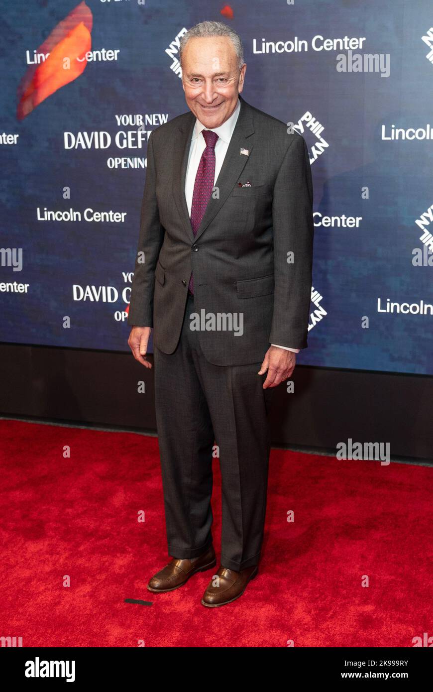 US Senator Charles Schumer attends New York Philharmonic gala
