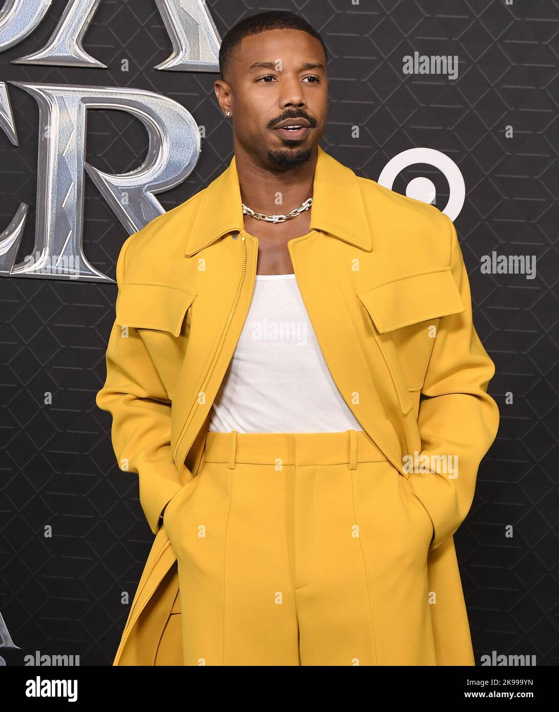 Michael B. Jordan at arrivals for Marvel Studios BLACK PANTHER Premiere,  The Dolby Theatre at Hollywood