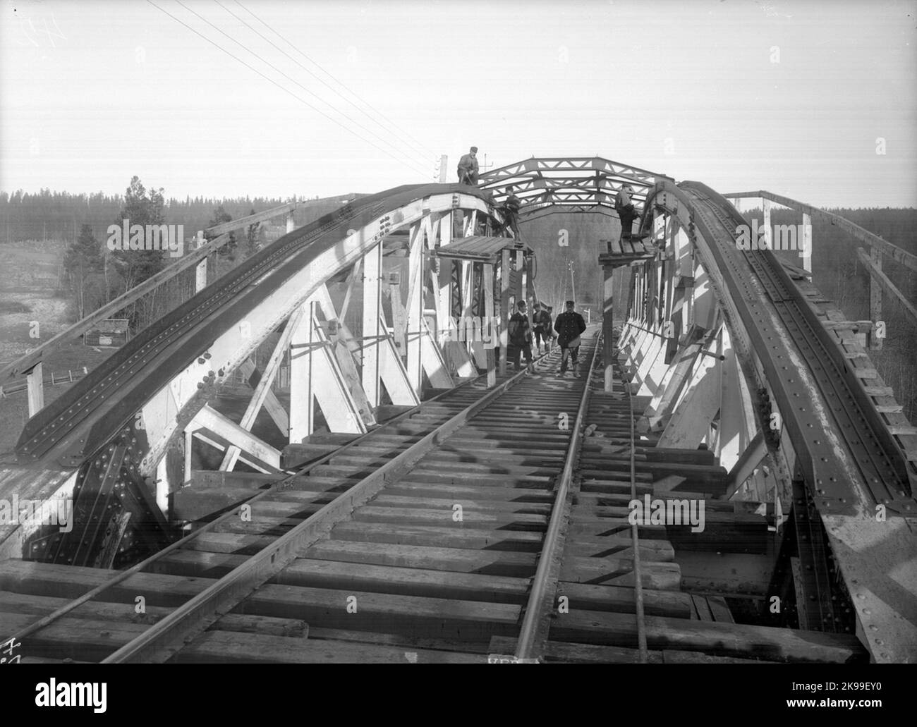 Bridge Over the Indals River. Ånge - Långsele Stock Photo - Alamy