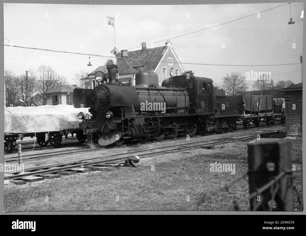 State Railways, SJ GP 3135 At Skara Station Stock Photo - Alamy