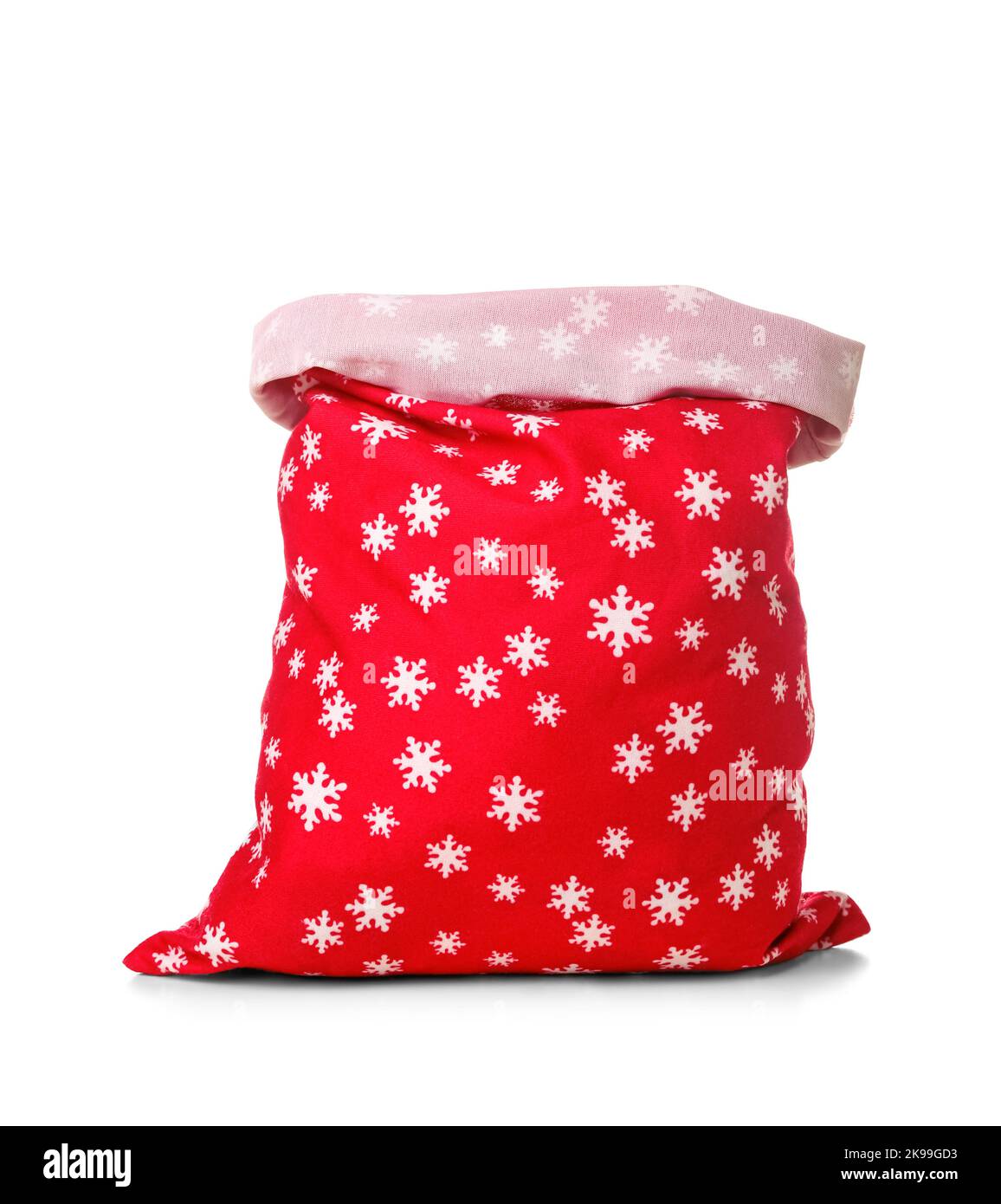Santa Claus bag isolated on white background Stock Photo - Alamy